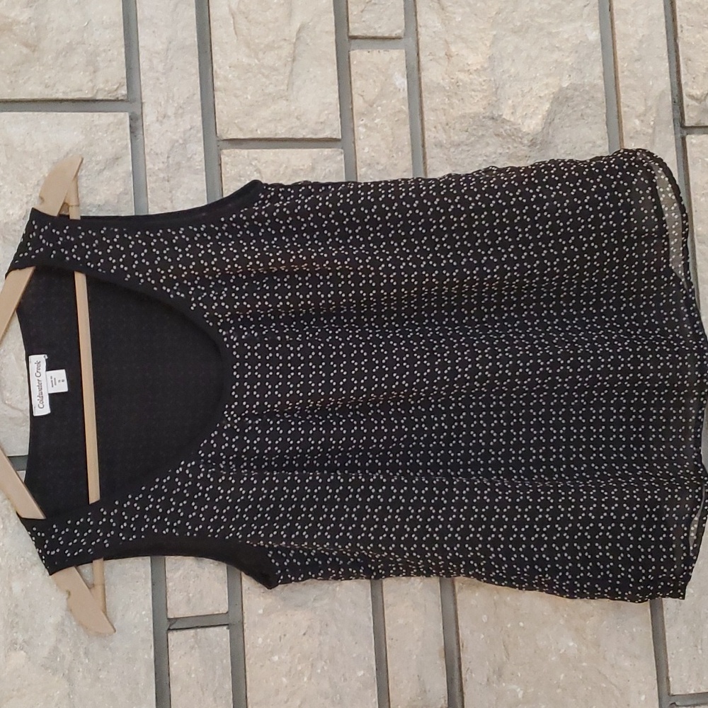 Coldwater Creek sleeveless top, size small